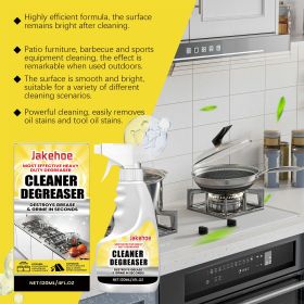 Kitchen Surface Care Degreasing Mist Spray, Stove Oven Built-Up Cooking Grease & Food Residue Lightening Spray