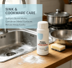 Kitchen Multi-Surface Care Powder, Cookware Sink Burnt Food Mark & Grease Residue Lightening Powder, Household Cooking Area Daily Maintenance Supplies