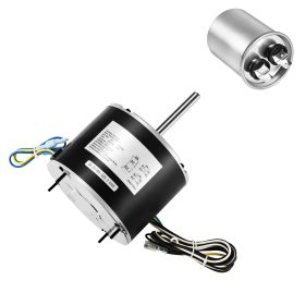 Condenser Fan Motor with Capacitor, 1/4HP 825RPM 208-230V, Compatible with GE Genteq 5KCP39LFBE31S 5KCP39LFY534AS, Lennox 12Y65 (92W75)