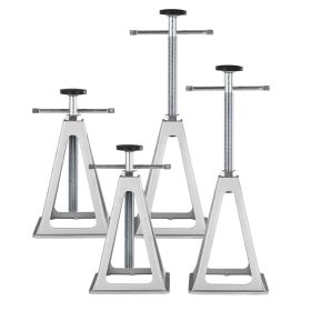 RV Stabilizer Jacks, 4 Pack Aluminum RV Leveling Jacks, RV Stack Jacks for RV Travel Trailer Camper, Single Screw Jack Support up to 6000 Lbs