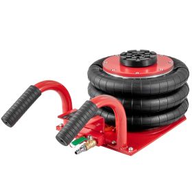 Air Jack, 3 Ton/6600 lbs Triple Bag Air Jack, Airbag Jack with Six Steel Pipes, Lift up to 17.7 inch/450 mm, 3-5 s Fast Lifting Pneumatic Jack