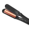 Hair Straightener, 1.5-inch Titanium Flat Iron, Dual Infrared Hair Straightener Flat Iron with LCD Display and 19 Temp Levels - 210 to 450 F