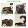 1 Pc Vanilla Smoke Crusher with Vanilla Metal Smoke Crushing Handle Best Gift