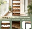 5-Tier Food Storage Rack with 4 Pull-out Drawers Adjustable Feet Kitchen Organizer for Pantry Cupboard Storage