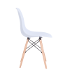 Set of 4 Modern Style Dining Chair, Shell Lounge Plastic Chair for Kitchen, Dining, Bedroom