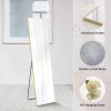 64"x21" Full Body Wall Mirror Standing Hanging or Leaning Wall-Mounted Mirrors with Stand Aluminum Alloy Frame Living Room