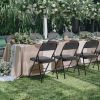 Folding Chair, Leather Padded Folding Chairs, Easy to Use and Store, Outdoor and Indoor, for Home, Office, Party, Comfy