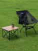 Ultralight Camping Table, Compact Aluminum Folding Beach Table with Carry Bag for Outdoor, Picnic BBQs, and Cooking